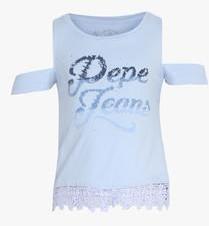 Pepe Jeans Light Blue Casual Top girls