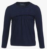 Pepe Jeans Navy Blue Casual Top girls