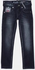 Pepe Jeans Navy Blue Slim Fit Mid Rise Clean Look Stretchable Jeans boys