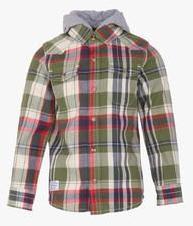 Pepe Jeans Olive Casual Shirt boys