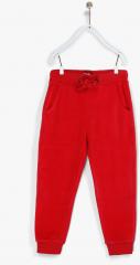 Pepe Jeans Red Regular Fit Joggers girls