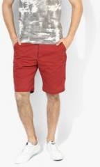 Pepe Jeans Red Solid Shorts men