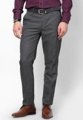 Peter England Light Grey Formal Trouser men