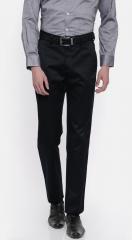 Peter England Navy Slim Fit Solid Formal Trousers men