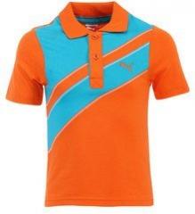 Puma Orange Polo Shirt boys
