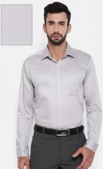 Raymond Grey Slim Fit Self Design Formal Shirt men