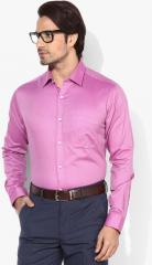 Raymond Pink Slim Fit Solid Formal Shirt men