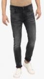 Red Tape Grey Washed Mid Rise Slim Fit Jeans men
