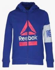 Reebok Blue Training Sweat Jacket boys