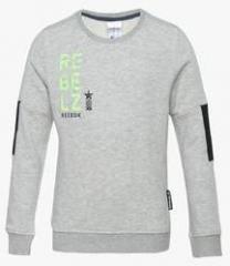 Reebok Grey Training Sweatshirts boys