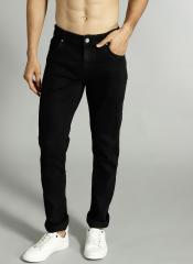 Roadster Black Slim Fit Mid Rise Clean Look Stretchable Jeans men