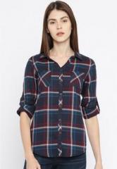 Roadster Multicoloured Checked Shirt women