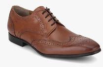 Ruosh Tan Brogue Formal Shoes men
