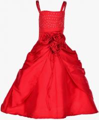 Samsara Couture Red Embellished Dress women