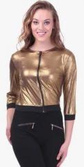 Sassafras Golden Solid Jacket women