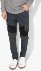 Skult By Shahid Kapoor Charcoal Grey Skinny Fit Mid Rise Clean Look Jeans men