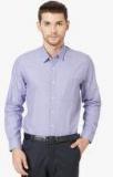 Solemio Blue Regular Fit Solid Formal Shirt men