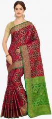 Stylee Lifestyle Multicoloured Woven Design Saree women