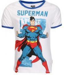 Superman White T Shirt boys