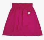 Sweet Angel Pink Solid A Line Knee Length Skirt girls