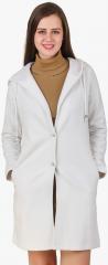 Texco Off White Solid Jacket women