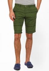 The Indian Garage Co Printed Green Shorts men