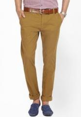 The Indian Garage Co Solid Khaki Chinos men