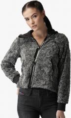 The North Face Winter Fz Charcoal Grey Winter Jacket women