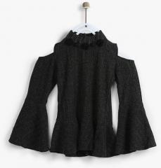Tiny Girl Charcoal Casual Top girls