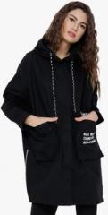 Tokyo Talkies Black Printed Summer Jacket women