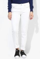 Tom Tailor White Solid Jeans women