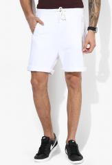 Tom Tailor White Solid Shorts men