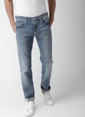 Tommy Hilfiger Blue Mid Rise Slim Fit Jeans men