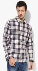 Tommy Hilfiger Grey Checked Regular Fit Casual Shirt men