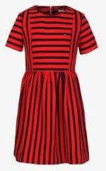 Tommy Hilfiger Red Casual Dress girls
