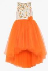 Toy Balloon Kids Orange Party Dress girls