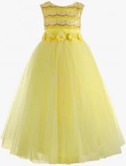 Toy Balloon Kids Yellow Embellished Maxi Dress women
