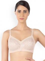 Triumph Beige Lace Non Wired Non Padded Everyday Bra 7613125576294 women
