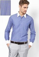 Turtle Striped Blue Formal Shirt for men price - Best buy price in ...