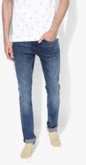 U S Polo Assn Blue Solid Low Rise Skinny Fit Jeans men