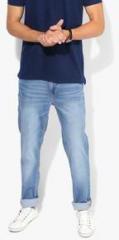 U S Polo Assn Blue Washed Mid Rise Slim Fit Jeans men