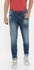 U S Polo Assn Denim Co Blue Regular Fit Mid Rise Clean Look Stretchable Jeans men