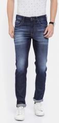 U S Polo Assn Denim Co U.S. Polo Assn. Denim Co. Men Blue Tapered Fit Mid Rise Clean Look Stretchable Jeans men