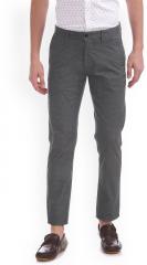 U S Polo Assn Grey Solid Slim Fit Chinos men