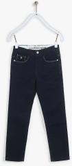 U S Polo Assn Kids Navy Blue Solid Skinny Fit Jeans boys