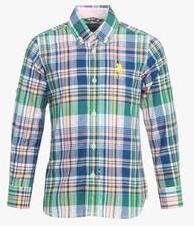U S Polo Assn Multicoloured ed Checked Casual Shirt boys