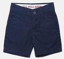 U S Polo Assn Navy Blue Solid Shorts boys
