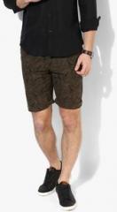 U S Polo Assn Olive Printed Shorts men