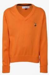 U S Polo Assn Orange Sweater boys