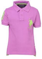 U S Polo Assn Purple Polo Shirt boys